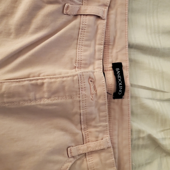 Bandolino Light Pink Cropped Jean - Picture 3 of 4